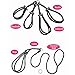 SM Bundle Rope Ankle Handcuffs Cross Bondage and Collar – Nylon Bondage Toys Suitable for All Kinds of postural,Blackthumb 2