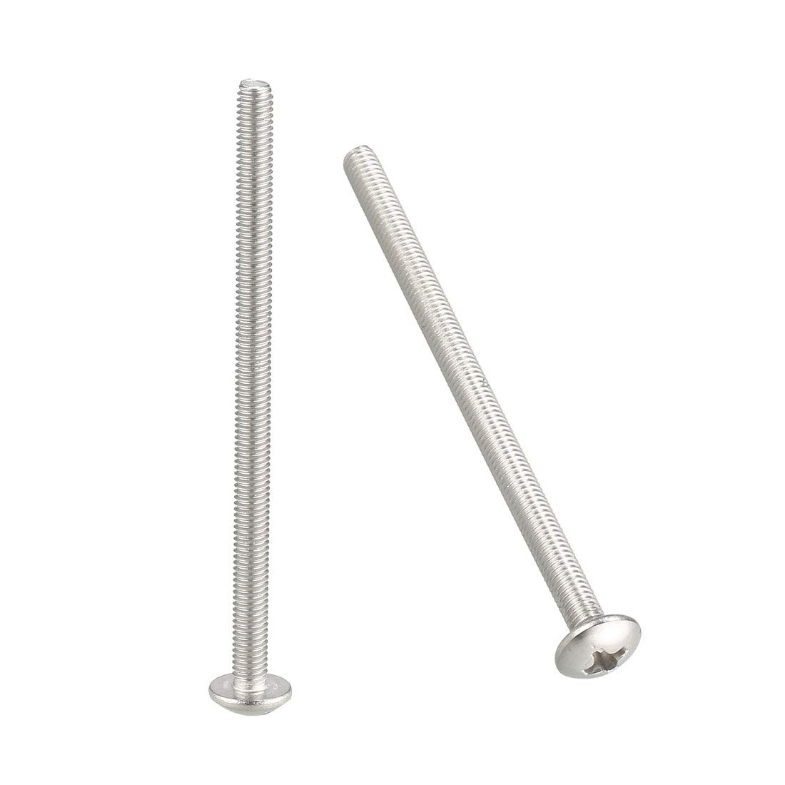 sourcing map Machine Screws, M3x50mm Phillips Screw, 304 Stainless Steel, Fasteners Bolts 20Pcs