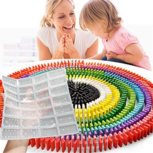 Thicken Domino Mold for Resin Casting, Resin Candy Molds Clay Mold Dominoes, Chocolate Molds