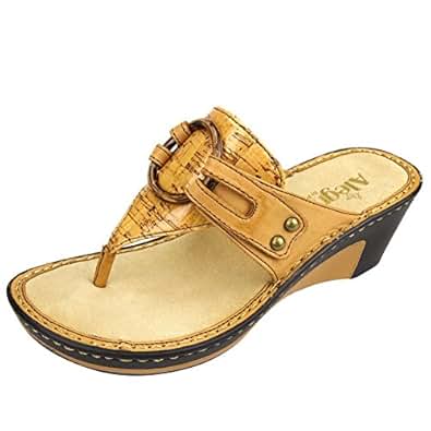 Amazon.com | Alegria Women's Lola Sandal | Platforms & Wedges