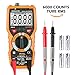 Multimeter AIDBUCKS PM18 Digital AC DC Voltage Current Resistance Tester True RMS 6000 Counts Non Contact Voltage Test Electrical Amp Ohm Volt Multi Tester Voltmeter Ammeter Ohmmeter with LCD Backlit