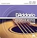 D'Addario Phosphor Bronze Acoustic Guitar Strings, Custom Light, 11-52 (EJ26)