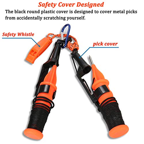 Boaton Ice Picks, Ice Fishing Safety Kit, Emergency Gear for Ice Fishing, Skating Or Walking On