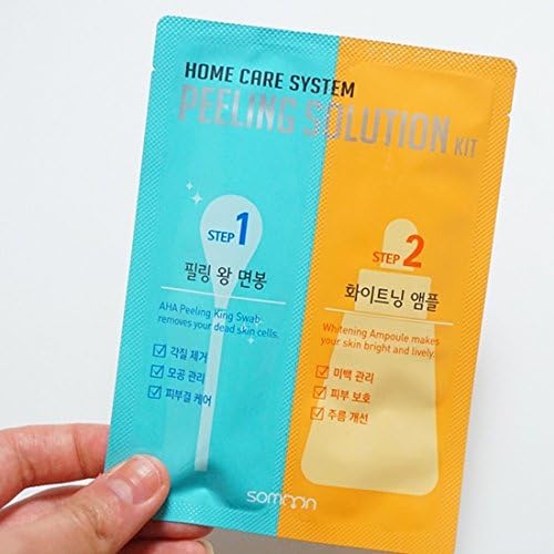 SOMOON Peeling Solution Kit AHA Peeling King Swab, Whitening Ampoule 3EA SET