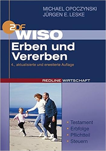 Wiso Erben Und Vererben Testament Erbfolge Pflichtteil Steuern Michael Opoczynski 9783593380476 Amazon Com Books