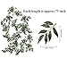 Pauwer 2 Pack Artificial Willow Leaves Vine Silk Fake Hanging Greenery Garland Willow Twigs Plant Foliage for Wedding Party Wreath Wall Indoor Outdoor Decor(A)