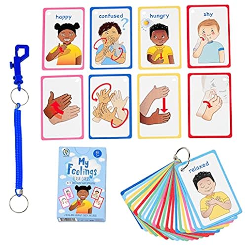 My Feelings and Emotions ASL Cards for Speech Delay Non-Verbal or Deaf ...