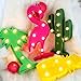 AceList Tropical Luau Party Supplies Flamingos Palm Trees Sign Light for Hawaiian Themed Party Decoration Birthday Bedroom Wall Decor Table Centerpieces
