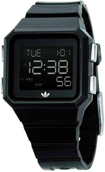 Adidas ADH4003 - Reloj para Hombres, Correa de Silicona Color Negro