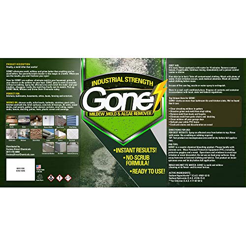 EcoClean Solutions Mold, Mildew & Algae Remover NoScrub Stain