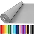 Vanhench 36" x 2400" (200') Grey Wrapping Paper, Solid Color Art Kraft Craft Paper Roll for Birthday Gift Wrapping, Baby Shower, Bouquet Flower, Poster, Floor Covering, Table Runner