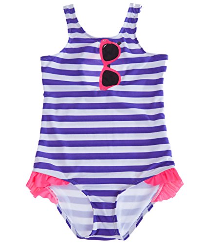 Sociala Little Girl's One Piece Swimsuit Swimwear Bathing Suit Rash Guard 3-10T