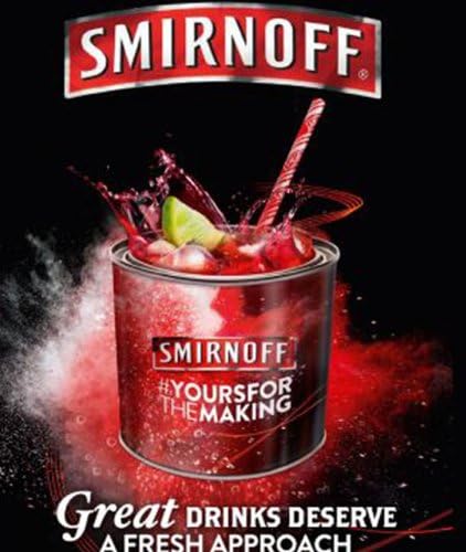smirnoff yours for the making cocktail tin