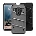 ZIZO Bolt Series for Samsung Galaxy S9 Plus Case Military Grade Drop Tested with Tempered Glass Screen Protector Holster Metal Gray Black