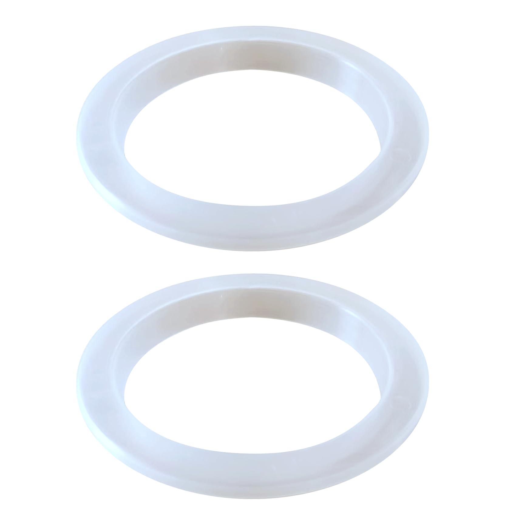 Photo 1 of 2 Pcs 5-Gallon Ceramic Water Dispenser Protective Ring,Plastic Protector Ring for Porcelain Crock-protects your porcelain or ceramic dispenser from damage