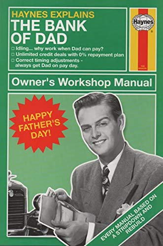 Emotional Rescue The Bank of Dad Owners Workshop Manual Fathers Day Greeting Card (HAYF006)