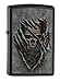 Zippo Skull Gears Pocket Lighter, Black Matte