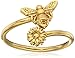 Alex and Ani Ring Wrap Bee Rafaelian Stackable Ring, Size 7-9