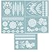 TAFLY Lace White Chains Tattoo Waterproof Body Transfer Tattoos Stickers for Women & Girls -150 Designs Bracelets,Necklaces,Tribe,Totem,Wing etc