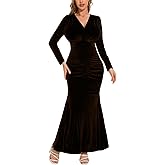 KnoInt Women’s Sexy Dresses Elegant Evening Party Long Dress