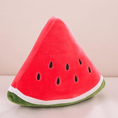 Amazon スイカの抱き枕 ぬいぐるみ かわいい ふかふか クッション フルーツ かわいい オシャレ インテリア カラフル 枕 座布団 スイカ ユニーク プレゼント 部屋 飾り 子供部屋 ベッドサイド 抱き枕 インテリア 誕生日 バレンタイン クリスマス プレゼント 女の子