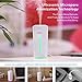 CLEEFUN Personal Small Desktop Cool Humidifier, Portable Mini USB Ultrasonic Humidifiers for Cars Office Desk Bedroom Home, 230ML Cup Humidifier with LED Night Light and Quie(White)