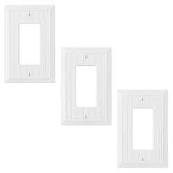 Questech Decor Light Switch Covers, Single Rocker