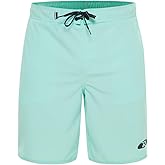 Rokka&Rolla Men's Swim Trunks Quick Dry Stretch Beach Shorts Swimwear Bathing Suit with Mesh Lining