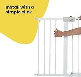 Safety 1st Easy Close Metal 28cm Gate Extension White – No Drilling view 3