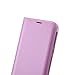 Samsung Galaxy S8 Case Flip Cover Wallet with card slot Full Body pu Leather in Pink Slim Thin Hard