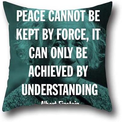 Koxuy Bby Einstein Generic Pillow Cover Decorative Throw Pillows Case Cotton 20*36