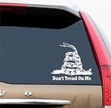 Don't Tread on Me Snake -Window-decal- 5