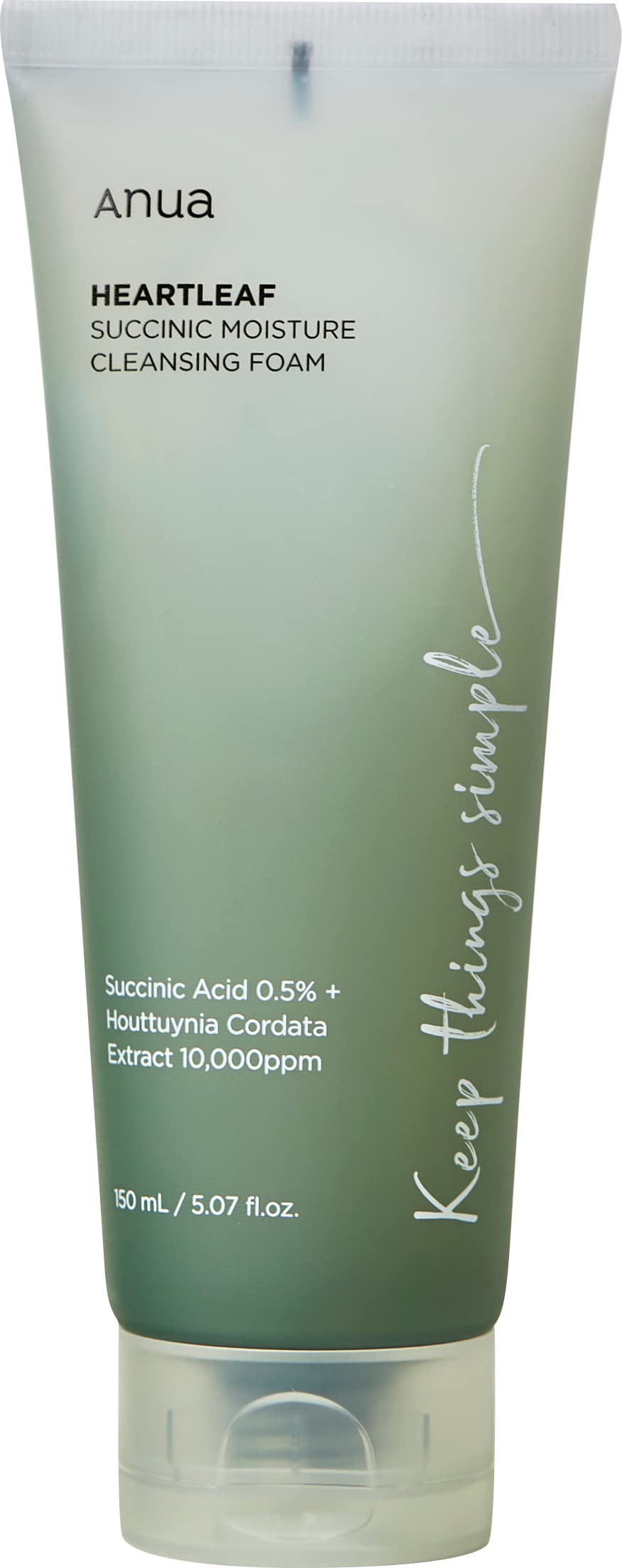 Anua Heartleaf Succinic Moisture Cleansing Foam 150 ml