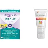 RepHresh Pro-B Probiotic Supplement for Women (30 Capsules) and vH Essentials Ph Balanced Daily Feminine Wash (6 Fl Oz)