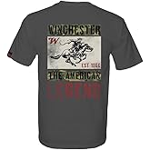 Winchester Official Camo American Rider Legend Graphic T-Shirts for Men
