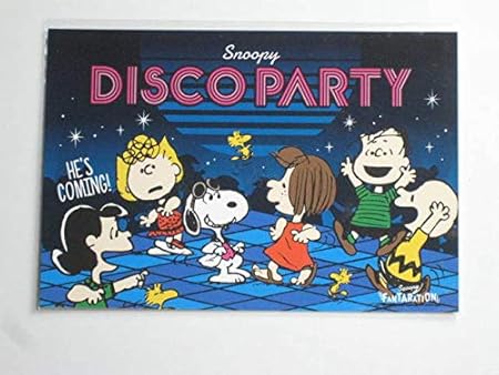 Amazon スヌーピー おもしろサイエンスアート展 アートカード ディスコ 集合 ポストカード ポストカード 絵柄付はがき 文房具 オフィス用品