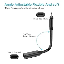 USB C to Micro USB Adapter, KUXIYAN (2 Pack) Type C