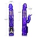 G-spot Rabbit Vibrator, BOMBEX Rotating Dildo Clitoral Stimulator for Beginner, Waterproof Orgasm Massager Classic Adult Sex Toy for Women (Purple)