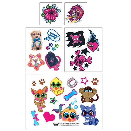 Savvi Mega Value Pack - Over 125 Temporary Tattoos
