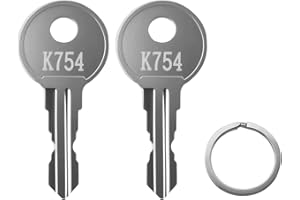 RASAECH Replacement Keys for Weather Guard Tool Box, Replacement Weather Guard Toolbox Key (K754 for Weather Guard) 2-Pca