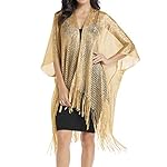 Womens Large Metallic Shawls and Wraps Kimono Cardigan Womens Large Metallic Shawls and Wraps Kimono Cardigan