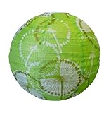 Allsop Home and Garden Soji Printed Series Solar Lantern, Dandelion, 1-Count