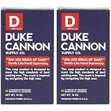 Duke Cannon Naval Supremacy Big Brick of Bar Soap for Men (Pack of 2)