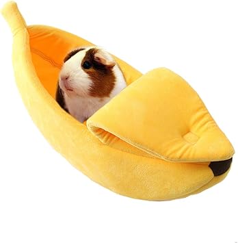 Fladorepet Susses Banana Chinchilla Meerschweinchen Bett Kafig Zubehor Spielzeug Bartdrache Haus Hamster Zubehor Igel Kaninchen Versteck Habitat Fur Frettchen Ratten Amazon De Haustier