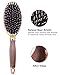 BIBTIM Boar Bristle Paddle Hair Brush for Men and Women, Designed for Wet, Dry, Thick, Thin, Curly and Straight Hair Detangling Brush(Golden)