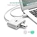 UGREEN USB 3.0 Hub 4 Port USB 3 Data Hub Portable Super Speed Compatible for MacBook Air, Mac Mini, iMac Pro, Microsoft Surface, Ultrabooks with 3 FT Extension Cable USB Hub (White)