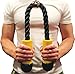 Core Prodigy Heavy Duty Pull Down Rope for Cable Machine, Tricep Extension Attachment, Professional and Home Gym Standard and Fat Sizes (Fat)
