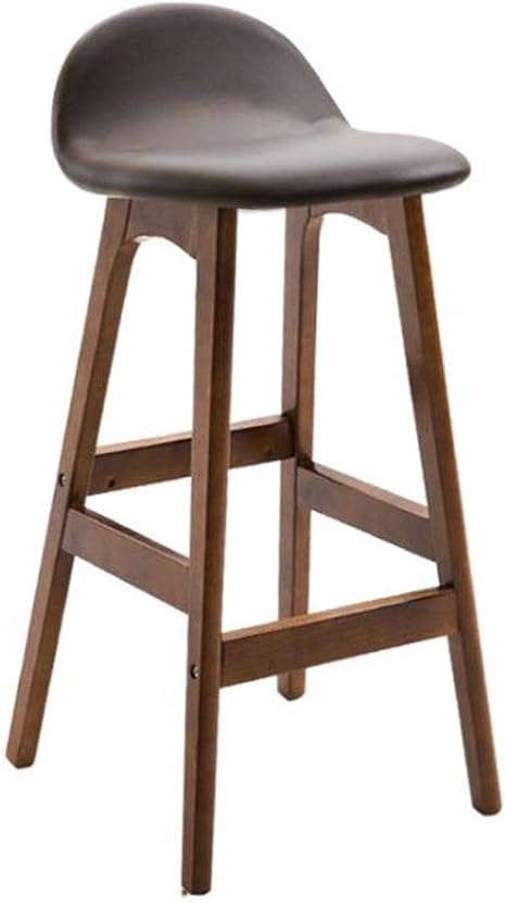 WGYDREAM Bancos para Barra, Taburete de Bar, Asientos de Madera Maciza