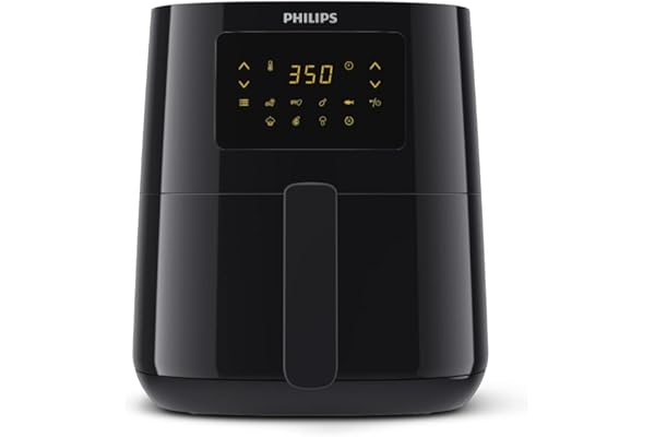 PHILIPS 3000 Series Air Fryer Essential Compact with Rapid Air Technology, 13-in-1 Cooking Functions to Fry, Bake, Grill, Roa