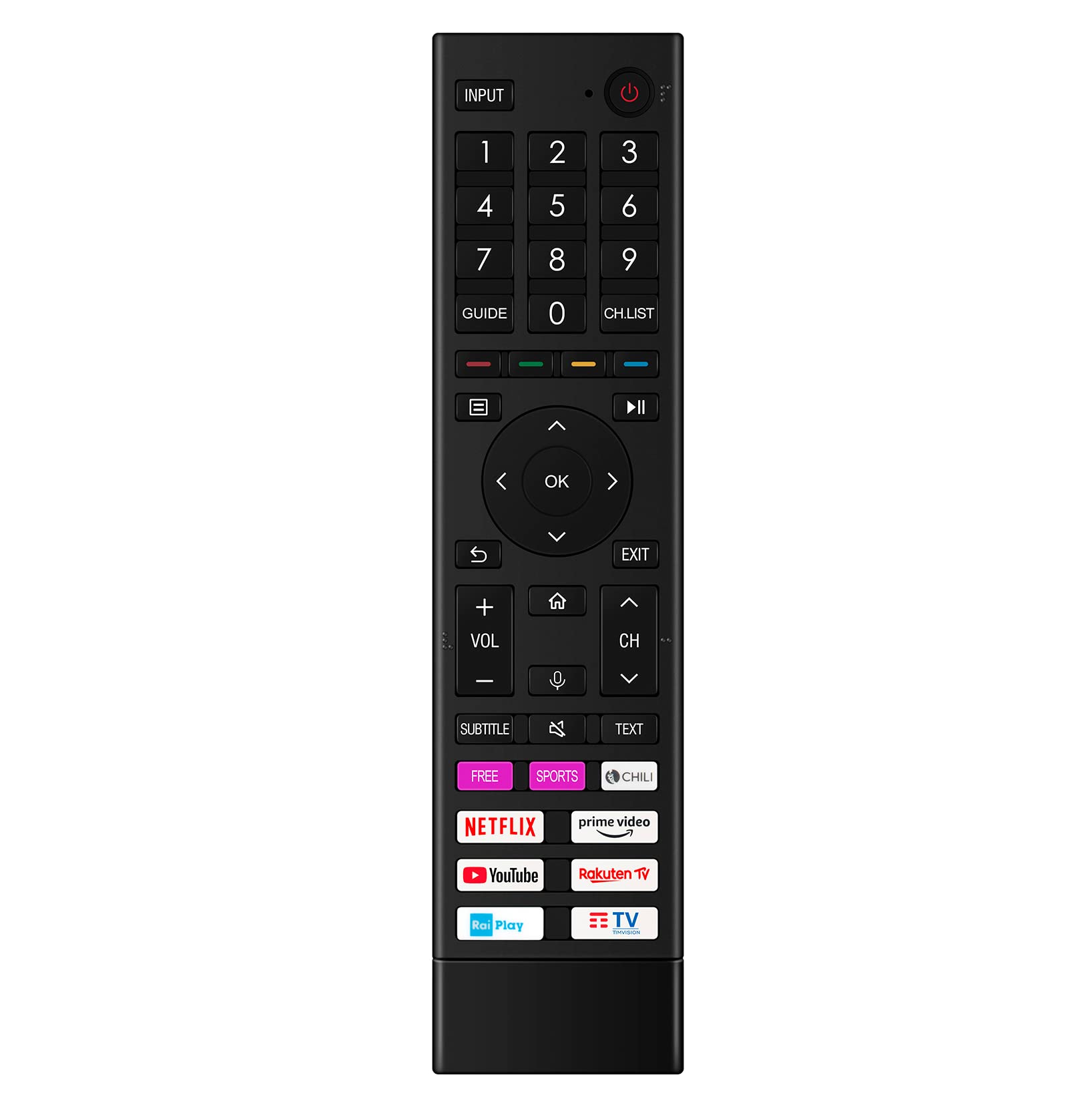 AULCMEET ERF3C80H ERF3D80H Voice Replaced Remote Control fit for Hisense 4K OLED Smart TV 50A77GQTUK/55A7GQ/ 65A77GQTUK /75A7GQ /50A72GQCH /55A71GQCH /55A71GQTUK / 55A72GQTUK /65A72GQTUK/65A76GQTUK